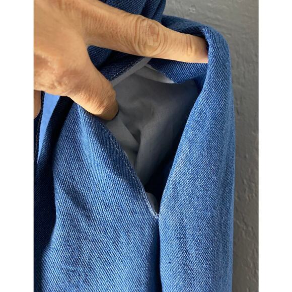 The Fifth Label Women's Infinity Skirt Classic Blue Denim Wrap Waist Stretch NWT - Picture 5 of 11